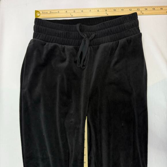 Express Black Velor Joggers Size Small - Picture 4 of 5